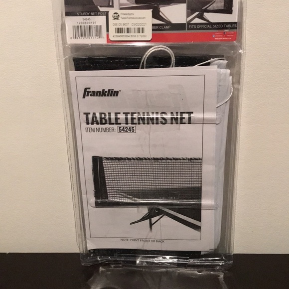 Franklin Table Tennis Net and 2 Player Table Tennis Set Bundle. - Picture 4 of 8